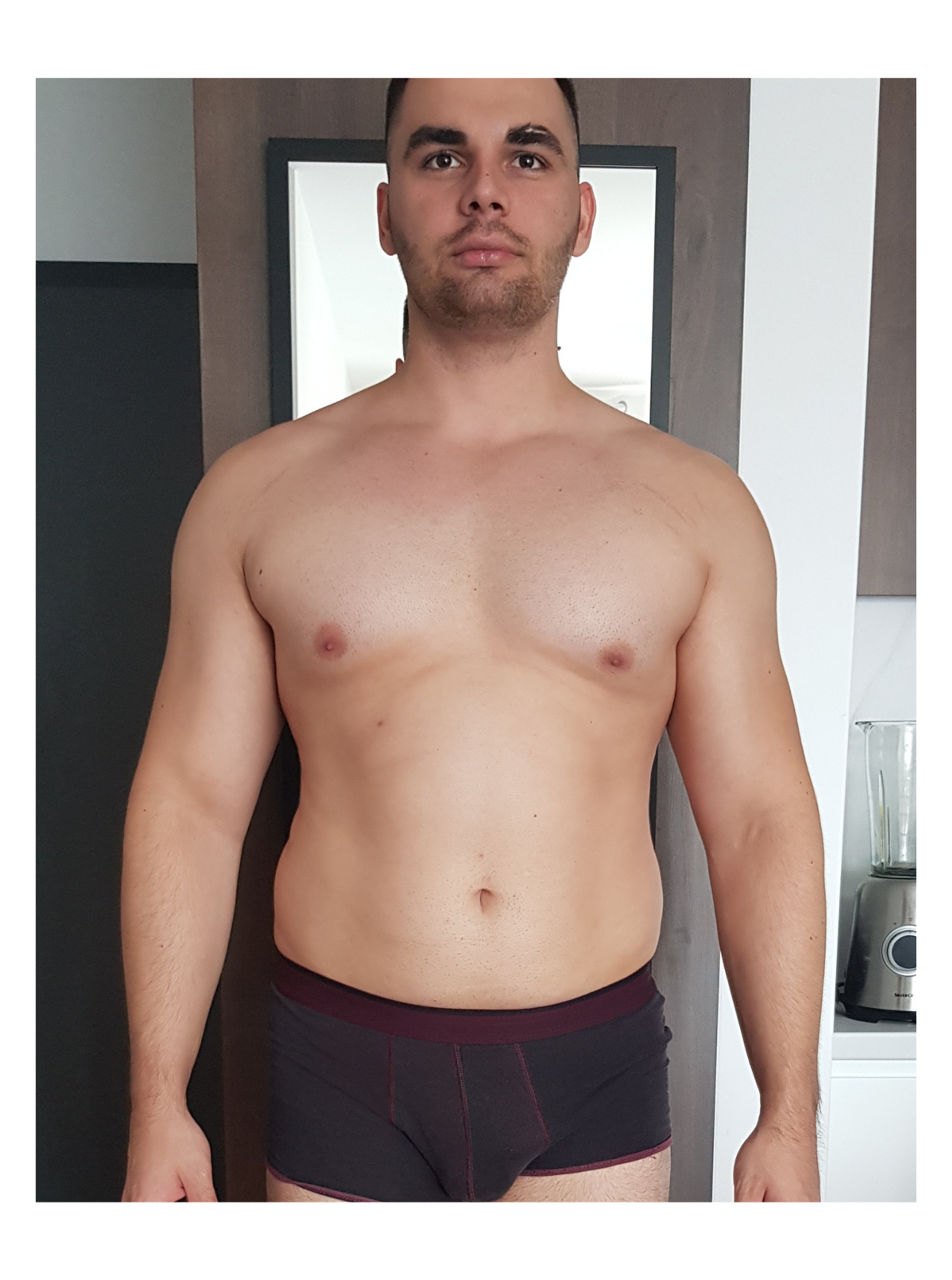 Kamil przed przemianą — 120 kg